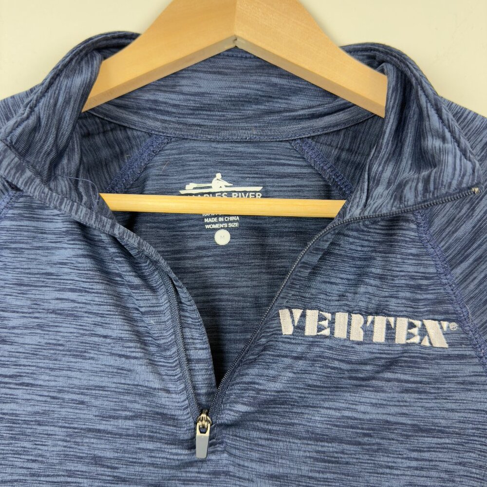 Vertex Company Branded Charles River Athletic Quarter Zip, Size M - Picture 3 of 4